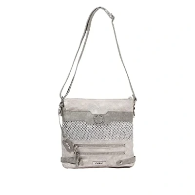 Afbeelding van Rieker Schoudertas, Dames, Maat: One Size, Frost cement white silver