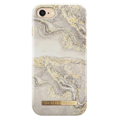 Afbeelding van iDeal of Sweden Fashion Case telefoonhoesje iPhone 8/7/6/6S sparkle greige marble