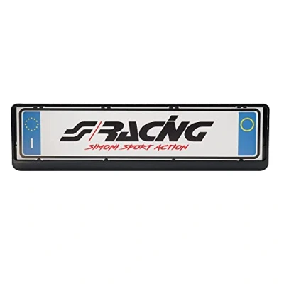 Afbeelding van Simoni Racing PTX/N Universele kentekenplaathouder achter voor EU standaard zwart