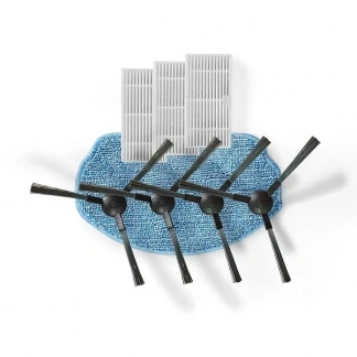 Afbeelding van Robotstofzuiger onderdelen Nedis (HEPA filters, Zijborstels, Dweil)