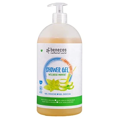 Afbeelding van Benecos Douchegel Wellness Moment Showergel Vegan Familie Pack 950 Ml