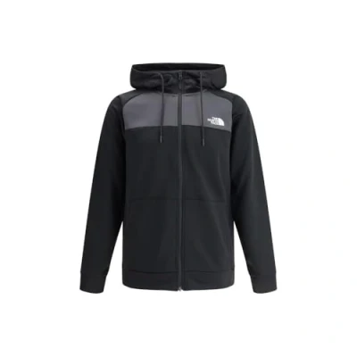 Afbeelding van The North Face Reaxion FULL ZIP Hoodie Sweater met rits, Heren, Maat: XS, Black/asphalt grey