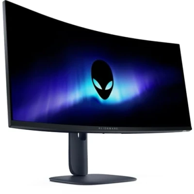 Afbeelding van Alienware 34 gaming pc monitor AW3425DWM, WQHD (3440 x 1440), 21:9 1500R gebogen, 180 Hz, VA, 1 ms, AMD FreeSync Premium, VESA AdaptiveSync, 95% DCI P3, HDR400, DisplayPort, 2 HDMI, 3 USB, USB