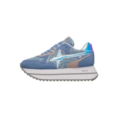Afbeelding van W6YZ DEVA Sneakers laag, Dames, Maat: 40, Himmlisch Leer en textiel