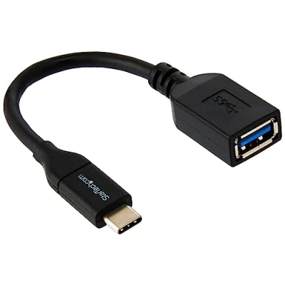 Afbeelding van Kabel USB A naar C Startech 4105490 Zwart 15 cm