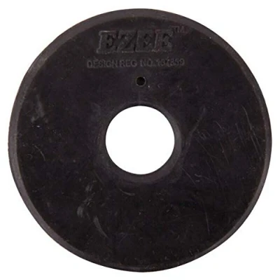Image de BR Rondelles de Mors Ezee Caoutchouc Noir Full