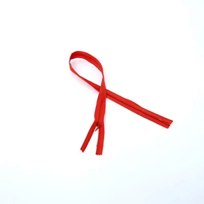 Afbeelding van LEDUC ritssluiting, rood, 60 cm