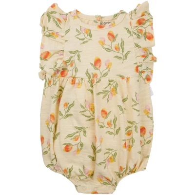 Afbeelding van Tuinbroek Mequon Fruit pattern Medium Yellow 92