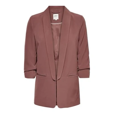 Image de ONLY Femme Blazer Onlelly 3/4 Life Tlr Noos, Beurre d&#039;Apple, 38