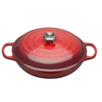 Afbeelding van Le Creuset Gietijzeren Campagnard In Kersenrood 30cm 3,5l