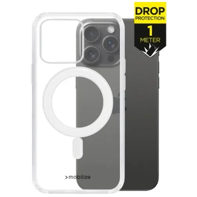 Afbeelding van Mobilize PC Back Cover Transparant MagSafe Apple iPhone 15 Pro