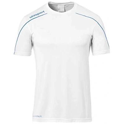 Afbeelding van Uhlsport Stream 22 Shirt Korte Mouw Kinderen Wit / Royal Maat: 152
