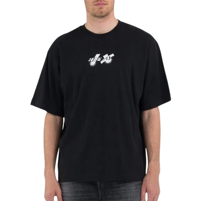 Afbeelding van Replay heren Garrix T shirt met logo en backprint in de kleur Zwart, maat: S