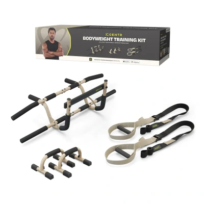 Afbeelding van Centr Bodyweight Training Kit Beige Staal