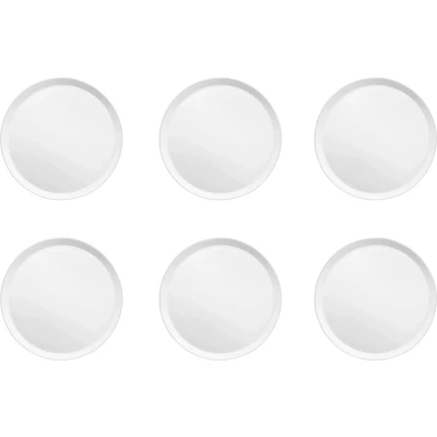 Afbeelding van Medard de Noblat Yaka White Dessertbord 21.5 cm (set van 6)