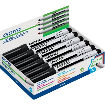 Afbeelding van Giotto Robercolor whiteboardmarker maxi, schuine punt, zwart
