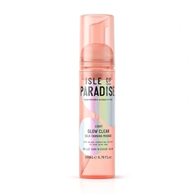 Afbeelding van Isle of Paradise Self Tanning Mousse Light Glow Clear Peach 200 ml
