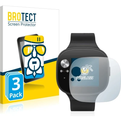 Afbeelding van BROTECT Screenprotector voor ASUS Vivowatch BP Folie Beschermfolie Beschermglas transparant (3 Stuks)