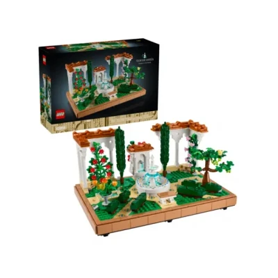 Afbeelding van LEGO Icons Tuin met fontein 10359