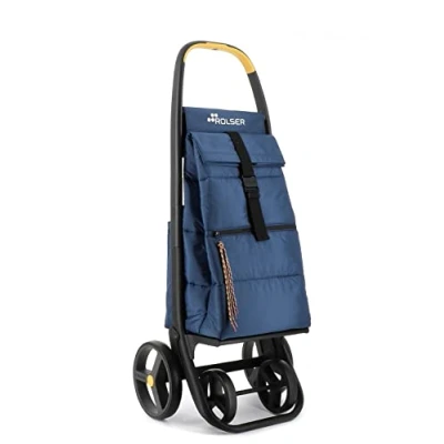 Afbeelding van Rolser Clec Termo Polar 8 Plus Lemon 4 Grote Wielen Winkelwagen Marino