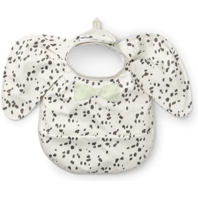 Afbeelding van Elodie Slabbetje met opvangbakje Dalmatian Dots