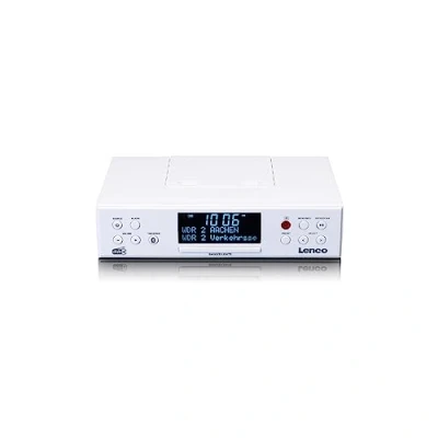 Afbeelding van Lenco KCR 190WH DAB+/FM Keukenradio met Bluetooth®, LED verlichting en timer Wit