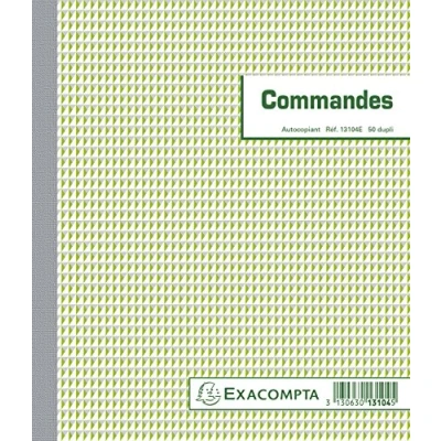 Image de Manifold Exacompta 50 feuillets Commandes 21x18cm Dupli
