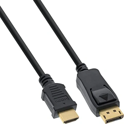 Afbeelding van InLine 17184 DisplayPort naar HDMI converterkabel 1,5 m zwart
