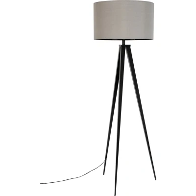Afbeelding van Zuiver Vloerlamp Tripod zwart grijs