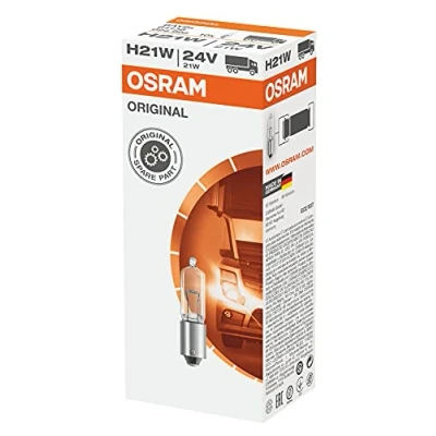 Afbeelding van Osram Halogeenlamp 24V Original Line H21W, BAY9s 10 Stuks