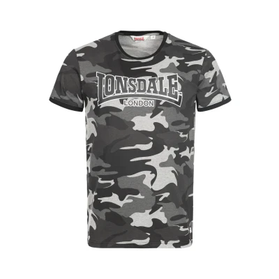 Afbeelding van Lonsdale Tshirt print, Heren, Maat: 3XL, Camo grey