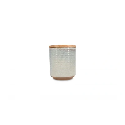 Afbeelding van Salt &amp; Pepper Cameo voorraadpot beige 12,5xh15,5cm