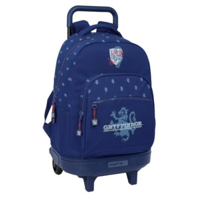Afbeelding van Schoolrugzak met Wielen Harry Potter Captain Marineblauw 33 x 45 22 cm