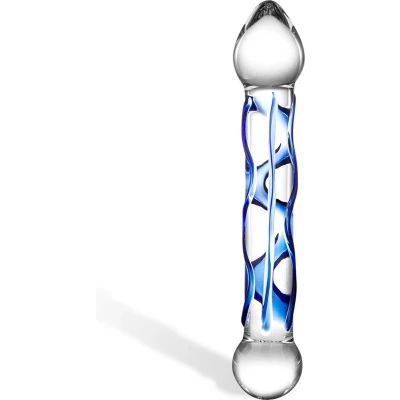 Afbeelding van Toys voor vrouwen Gläs Full Tip Textured Glazen Dildo