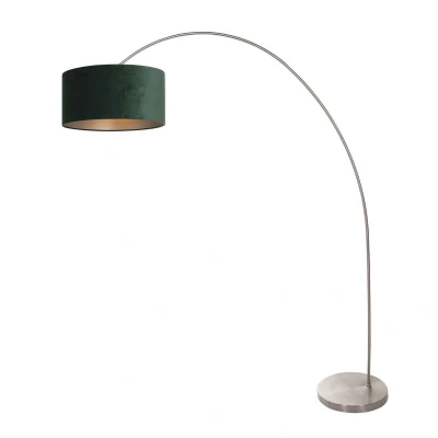 Afbeelding van Mexlite vloerlamp Solva staal metaal 3913ST