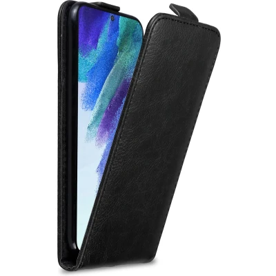 Afbeelding van Cadorabo Hoesje geschikt voor Samsung Galaxy S22 PLUS in ZWARTE NACHT Beschermhoes flip design Case Cover met magnetische sluiting