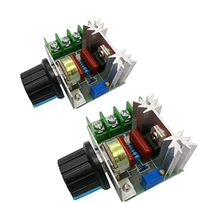Afbeelding van Fasizi 2 stuks 25 A PWM AC motor snelheidsregelaar 2000 W instelbare spanningsregelaar 50 220 V