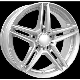 Afbeelding van RIAL 5 gat 16duim 112mm lichtmetalen Velg M10 polar zilver 70638M81 0