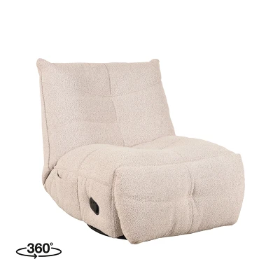 Afbeelding van LABEL51 Take It Easy Fauteuil Naturel Boucle