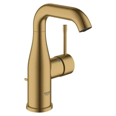 Afbeelding van Grohe Essence New wastafelkraan met waste cool Sunrise Geborsteld