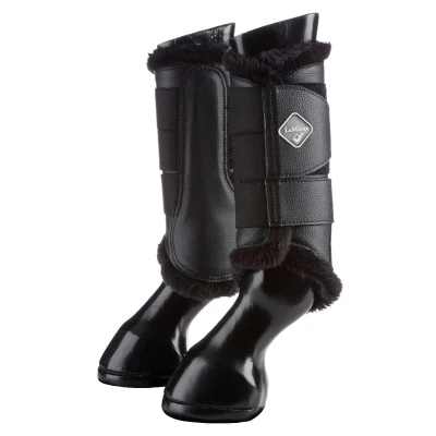 Image de LeMieux Guêtres Brushing Fleece Noir Xfull