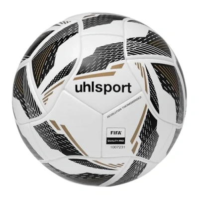 Afbeelding van uhlsport Revolution Thermobonded Voetbalwedstrijdbal voor volwassenen, thermisch gelijmd met duurzaam materiaal, FIFA Quality PRO gecertificeerd