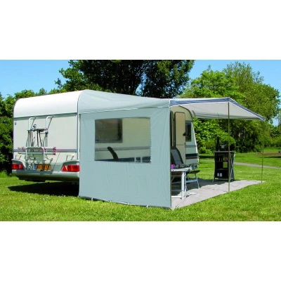 Afbeelding van Eurotrail Universele Zijwand Voor Caravan en Voortent Luifel 240 Cm. Met Raam