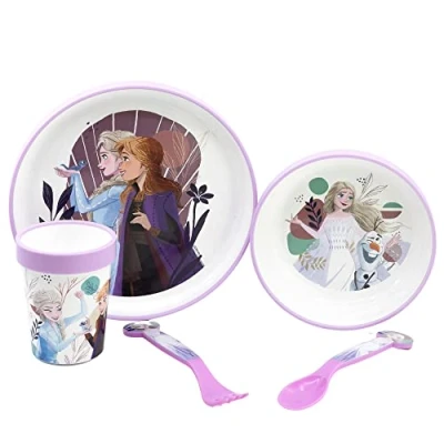 Afbeelding van Disney Frozen Kinderserviesset 5 delig Multicolor