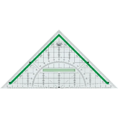 Afbeelding van M+R Green Line geodriehoek, 22 cm