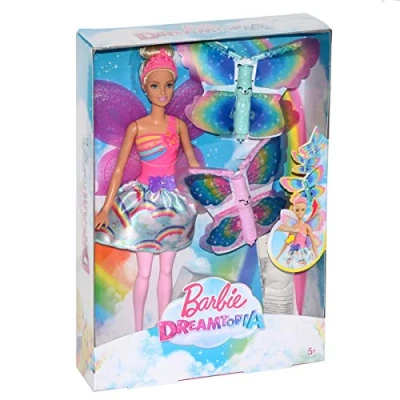 Afbeelding van Barbie FRB08 Dreamtopia Regenboog Koninklijk Magische Vleugel Fee Pop (Blond)