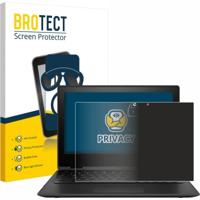 Afbeelding van BROTECT privacy screenprotector voor HP Chromebook x360 11 G3 Folie Beschermfolie Blauwlichtfilter