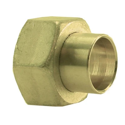 Afbeelding van Riko Messing soldeer 2 delige rechte koppeling 1/2&quot;binnen x 15
