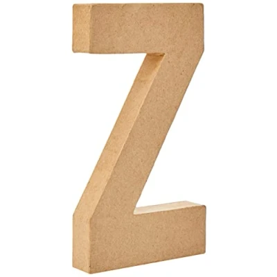 Afbeelding van Letter, groot, Z, h: 20,2 cm, b: 11,2 1stuk, dikte 2,5 cm
