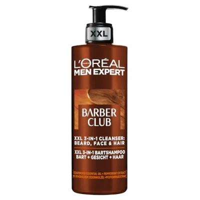 Afbeelding van L&#039;oreal men expert Barber club baard gezicht&amp;haar XXL 400 ml